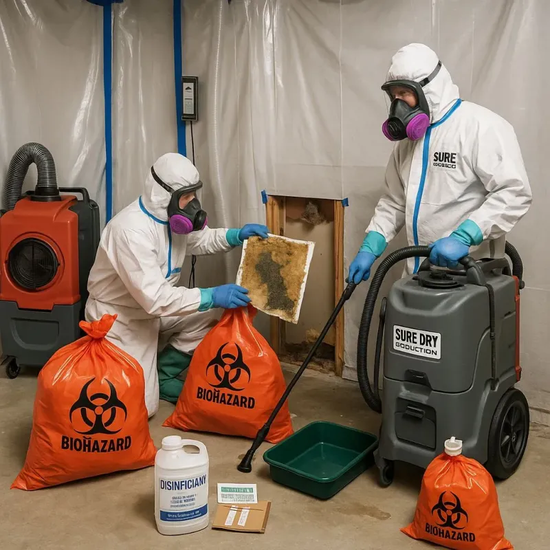 Contaminated Water Handling Protocols process in Howland Center, OH
