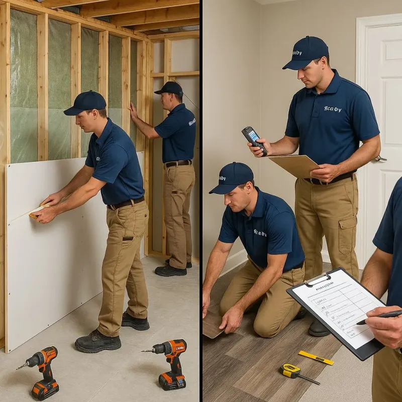 Repairs and Reconstruction process in Howland Center, OH
